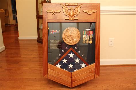 Us Navy Petty Officer First Class Military Shadow Box