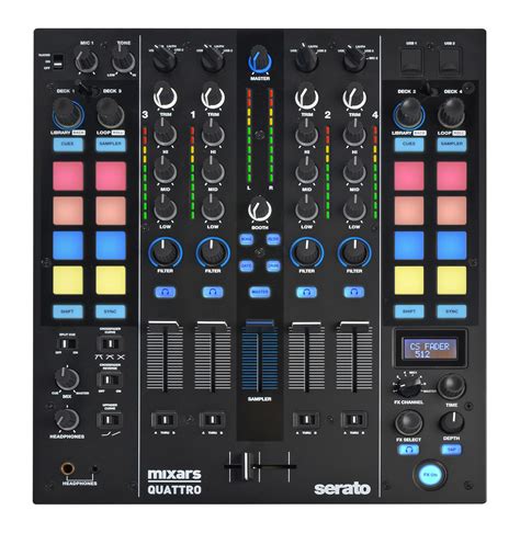 Mixars Quattro 4 Channel Serato Dj Mixer With Effects Agiprodj