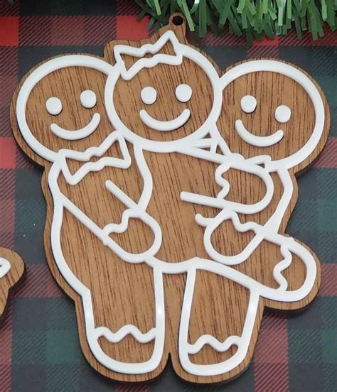 Sexy Gingerbread Ornaments 3 Some Throuple And Bdsm White Etsy