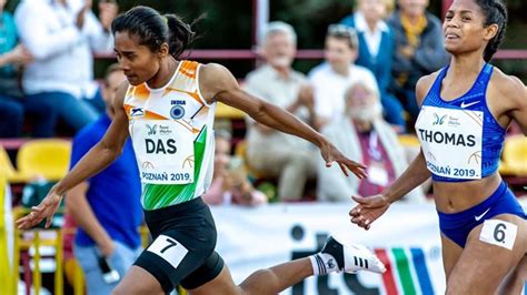Hima Das The Golden Girl Who Ran Her Way To Glory Grabbing Five Medals In A Month