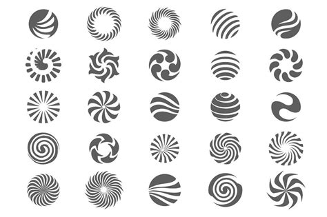 25 Abstract Circle Symbols Circle Symbol Circle Logo Design Abstract