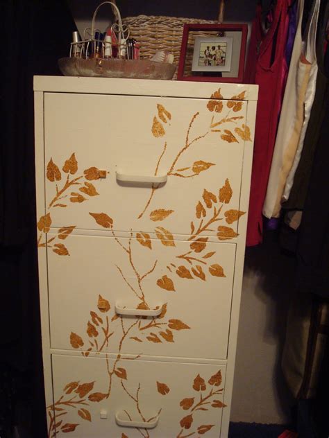 Most people find it isn't practical to use a paint brush. Decorating with CENTS: Rusty File Cabinet