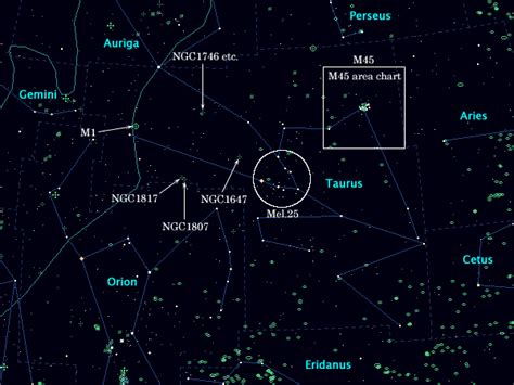 Constellation Clickable Map78 “taurus”