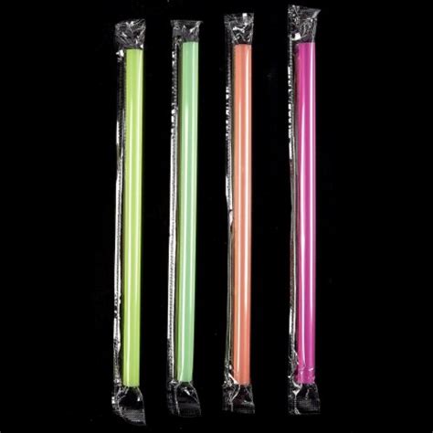 Large Drinking Straws For Boba Individually Wrapped 10 X 05 In 100