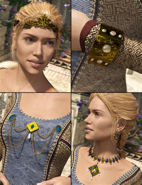 medieval fantasy accessories for genesis 3 female s daz 3d