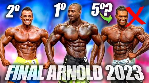 Final Justa Mens Physique Arnold Classic 2023 Diogo Vs Banks Y Caike Fuera Victor Valdivia