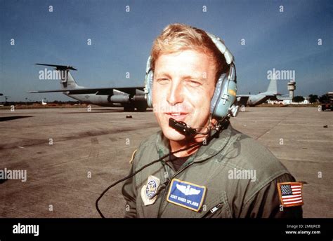 A Head And Shoulders Shot Of Staff Sgt Roger Splawn Wearing A Headset
