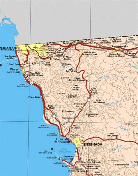 baja california norte mexico map [1] map of baja california mexico [1] mapa de baja
