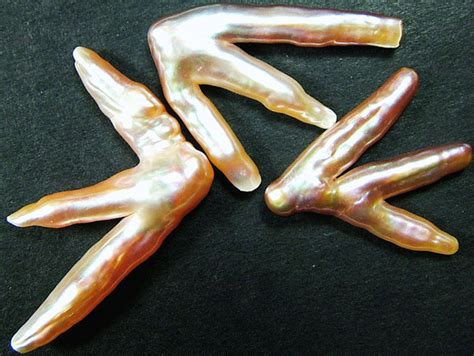 Chicken Feet Keshi Pearls High Luster 32cts Pf423