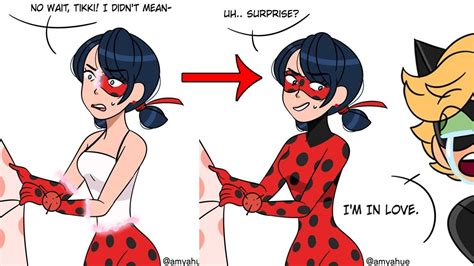 Adrien Sees Marinette Transform Miraculous Ladybug Comic Dub