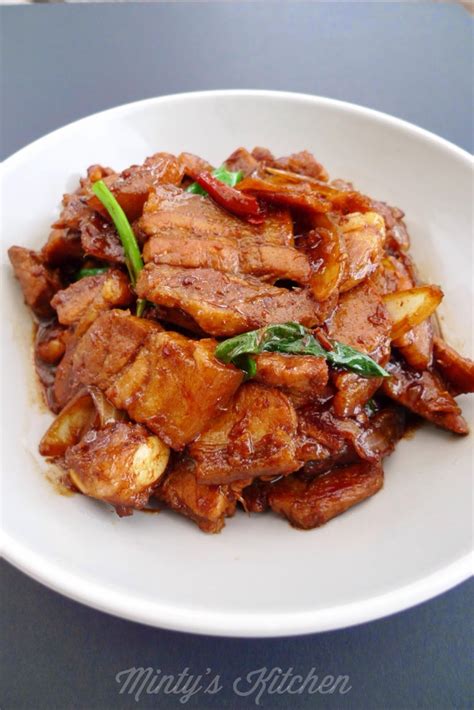 Mintys Kitchen Twice Cooked Pork Belly With Salted Fish