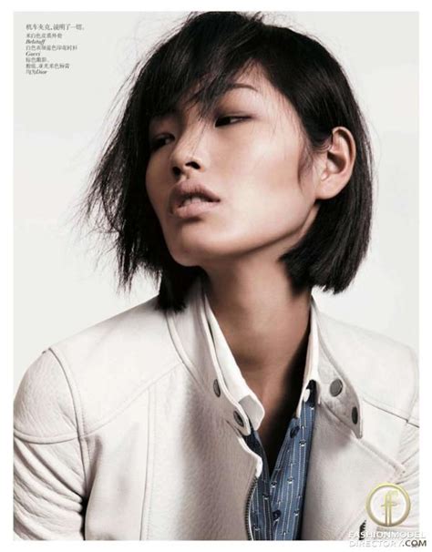 White Leather Jacket Short Hair Styles Sleek Hairstyles Vogue China