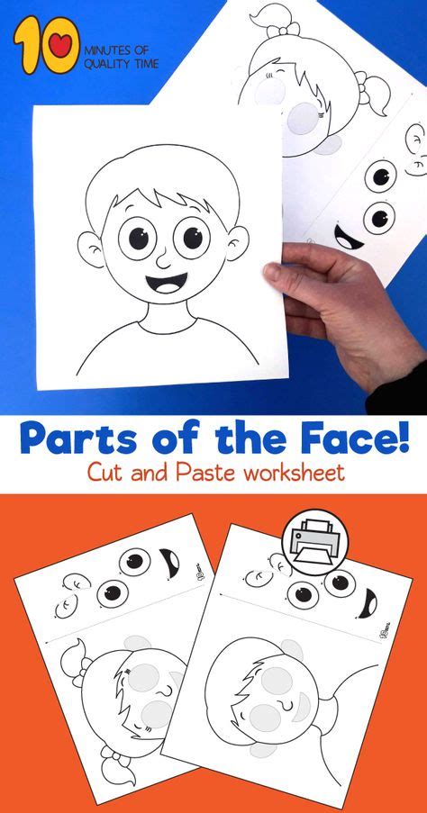 Partes De La Cara Interactive Worksheet Preschool Activity Books