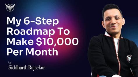 My 6 Step Roadmap To Go From Scratch To 10000 Per Month