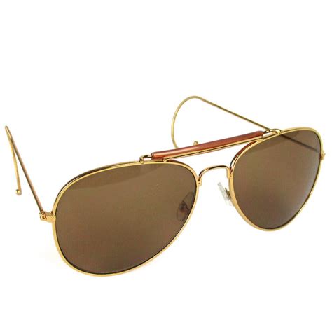 brown lens aviator sunglasses army and outdoors