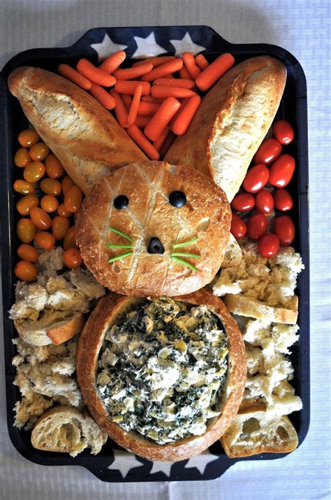Our Italian Kitchen Easter Bunny Veggie And Dip Platter Easter