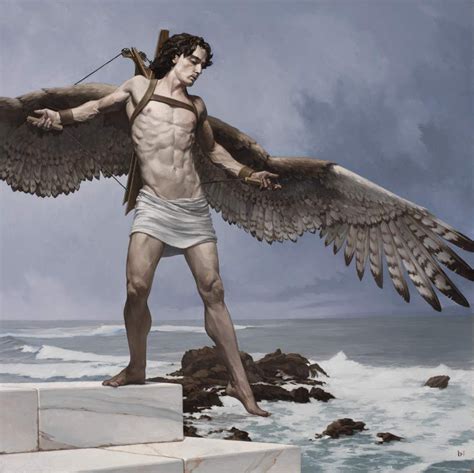 Icarus By Bryan Larsen Angel Art Art Male Art