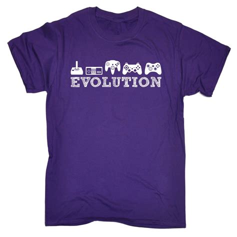 Evolution Gaming T Shirt Tee Gamer Nerd Geek Funny Birthday T