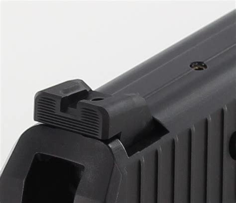 Sight For Heckler And Koch P2000 Pistols Fixed Carry Black Rear By