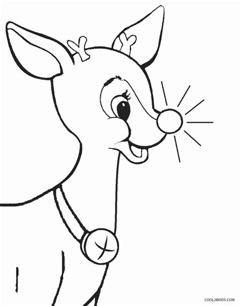 Printable Rudolph Coloring Pages For Kids Cool2bkids