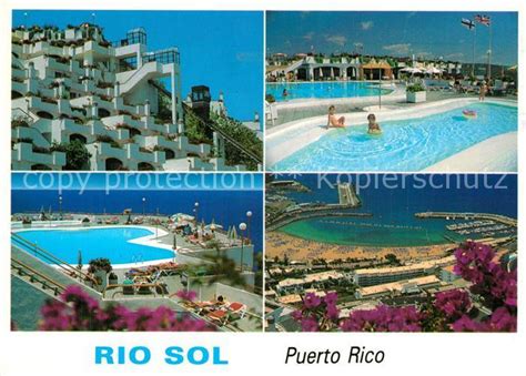 Postkarte Carte Postale Puerto Rico Gran Canaria Aparthotel Rio Sol
