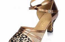 shoes ballroom women dance heels sandals leatherette hollow jjshouse