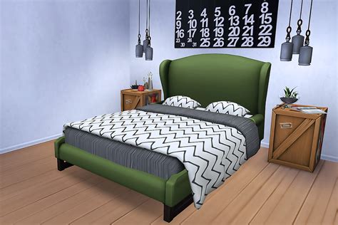 Sims 4 Ccs The Best Brindleton Bedframe By Industrisims