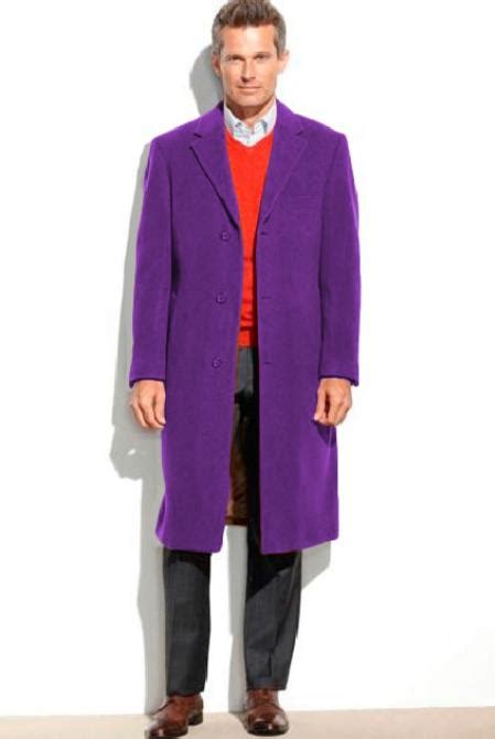 Long Purple Trench Coat Mens Tradingbasis