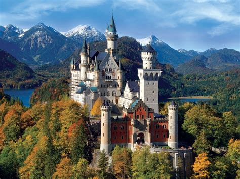 Neuschwanstein Castle Palace Germany Bavaria Found The World