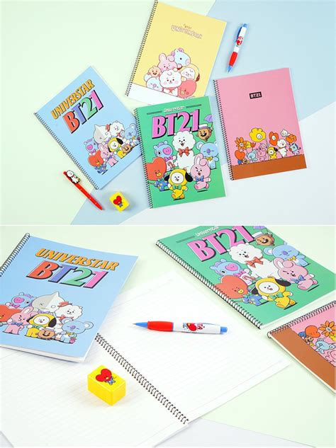 Bt21 Spring Ruled Notebook Large Notebook Writing Journal Etsy