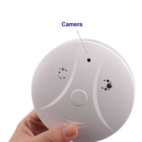 Detect infrared cameras as white visible spot. 2017 Hd 1280x960 Smoke Detector Hidden Spy Camera Dvr ...