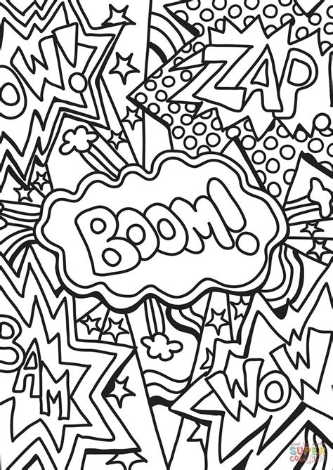 Get The Coloring Page Pop Art Free Printable Adult Coloring Pages Sexiz Pix
