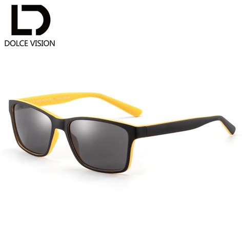 Dolce Vision Cool Polarized Prescription Glasses For Men Progressive Optical Eyeglasses Black