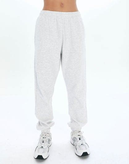 Classic Sweatpant In Snow Marle Glassons