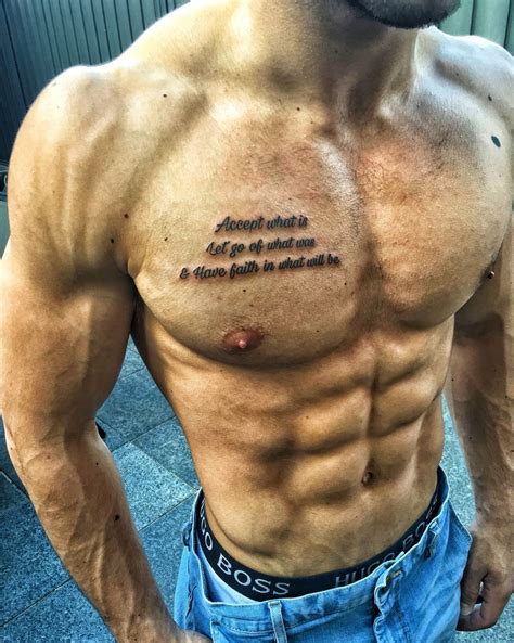 Chest Tattoo Sayings For Men Serenity Blogetv Young People Life