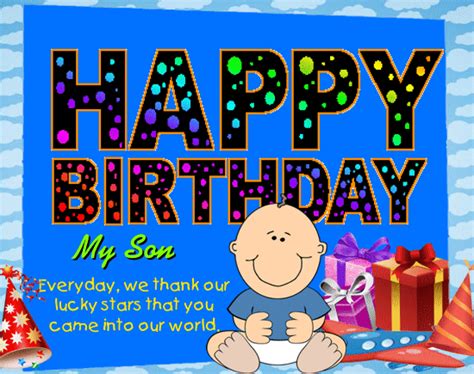 Happy Birthday My Son Free For Son And Daughter Ecards 123 Greetings