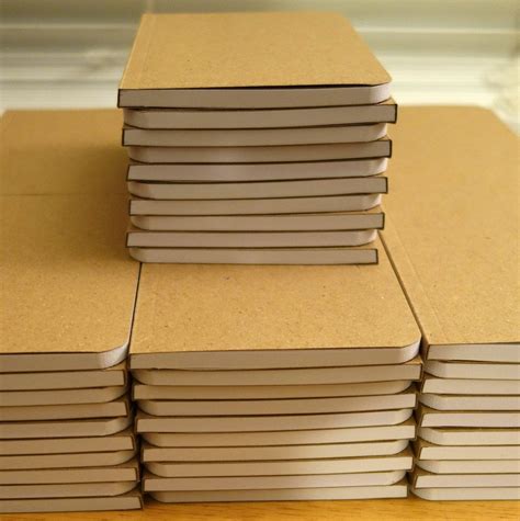 Bulk Blank Notebooks 100 Pages Kraft Notebook Notebook Etsy