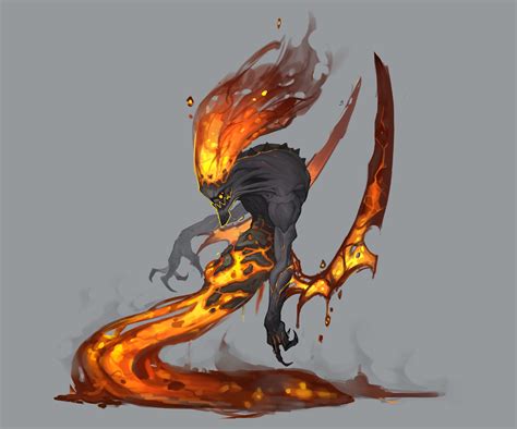 Artstation Elemental Lava Demon