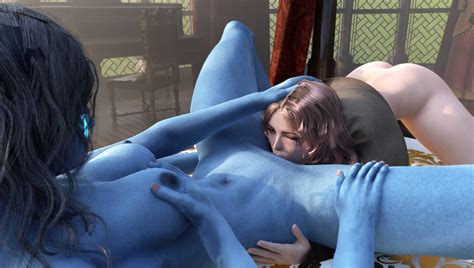 Rule 34 3d Blender Blue Body Blue Skin Breast Grab Cunnilingus Eating Pussy Elden Ring Fantasy