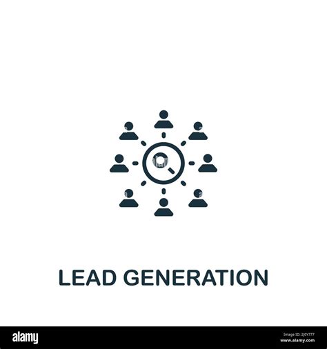 Lead Generation Icon Monochrome Simple Icon For Templates Web Design