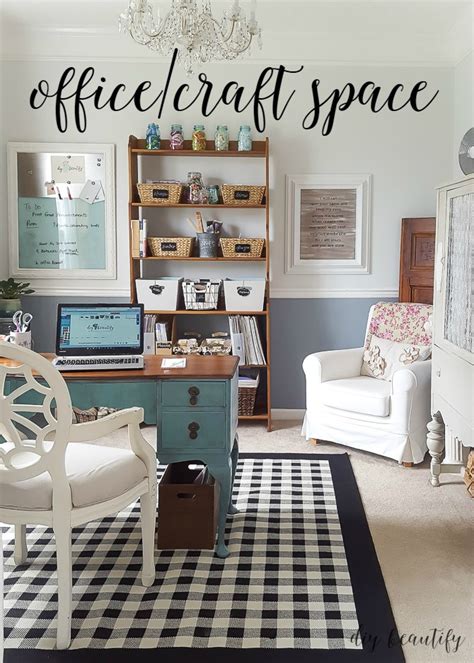 Office And Craft Space Reveal Diy Beautify