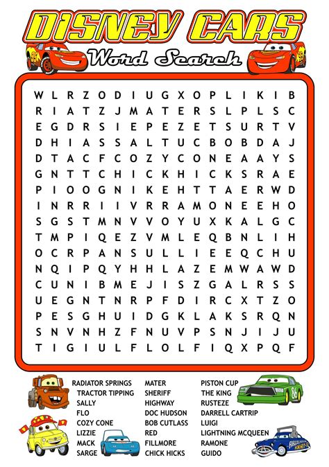 10 Best Free Printable Word Searches Cars Pdf For Free At Printablee