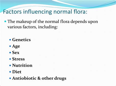 Ppt Microbial Flora Of Human Body Normal Flora Powerpoint