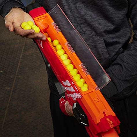 Nerf Perses Mxix 5000 Rival Motorized Blaster Red Fastest Blasting Rival System Up To 8