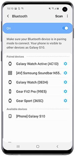 How To Pair Galaxy Devices Via Bluetooth Samsung Uk