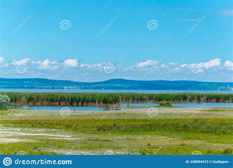 Neusiedlersee Lake On The Border Between Austria And Hungaryimage