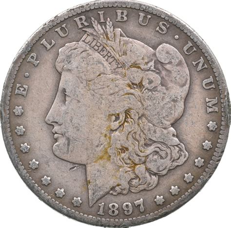 Early 1897 S Morgan Silver Dollar 90 Us Coin Property Room