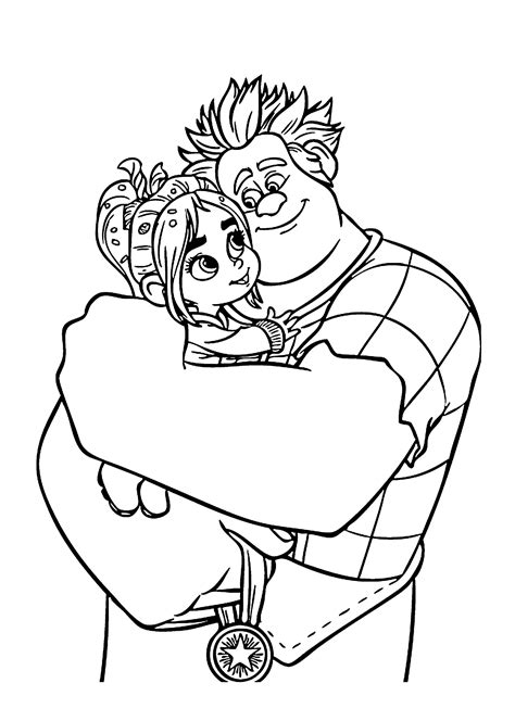 Dibujos Para Colorear Rompe Ralph 34 Easy Coloring Pages Coloring