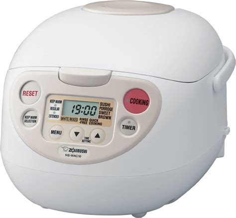 Zojirushi NS WAC10 WD 5 5 Cup Uncooked Micom W Rice Cooker Complete