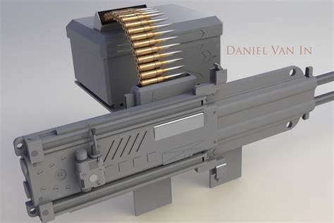 Twin Linked Machine Gun By Quesocito On DeviantArt